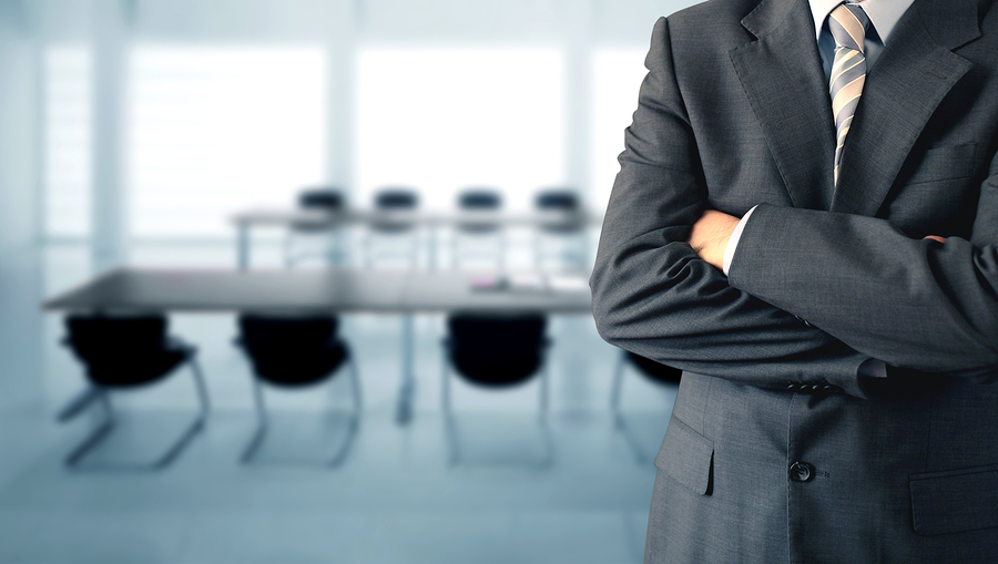 Businessman In A Conference Room