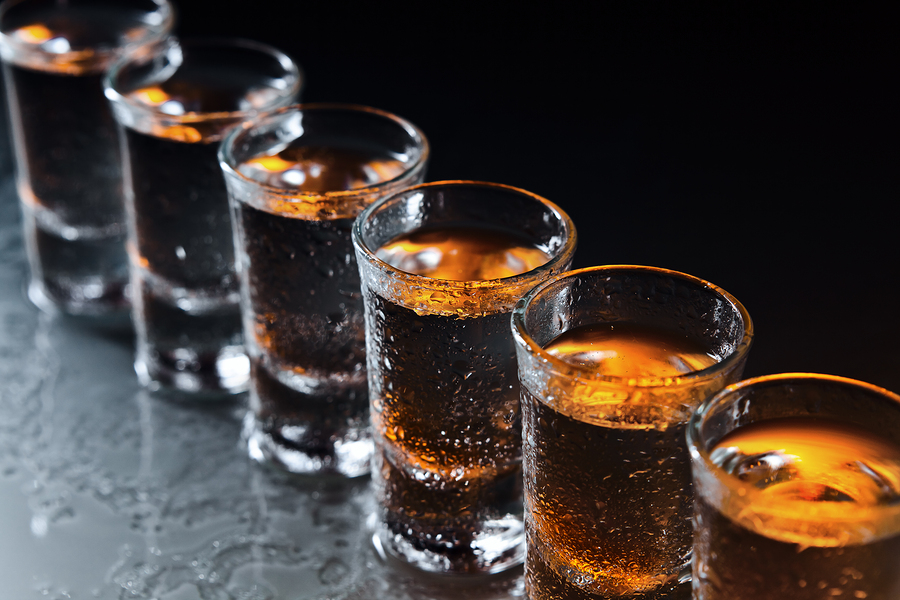 shots of alcohol